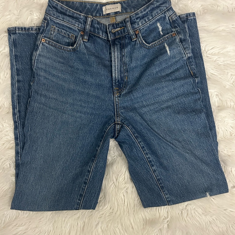 PacSun Blue Straight Leg Women Jeans